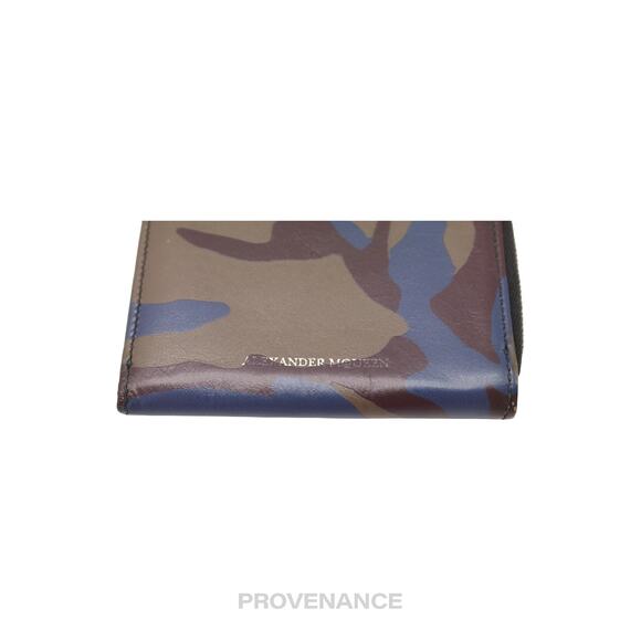 🔴 Alexander McQueen Zip Wallet - Camouflage Leather - Picture 6 of 8